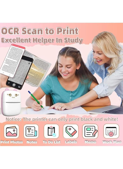 Mini Thermal Printer, sticker printer