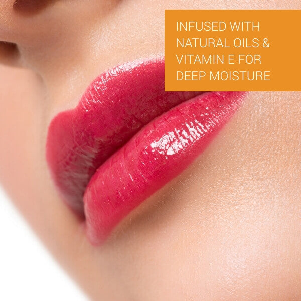 Raspberry Glitter Nourishing Lip Gloss